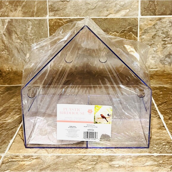 Bird Feeder Clear Plastic Window Mount Target Bullseye Playground 2024 - New - Picture 3 of 5